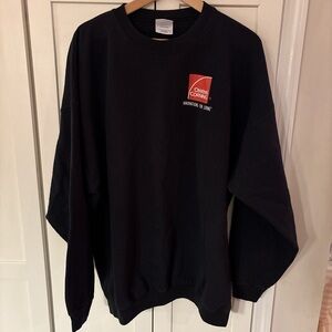 Men's Black Crewneck Sweatshirt